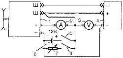 Схема проверки регулятора напряжения